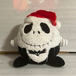 DISNEY PARKS JACK SKELLINGTON NIGHTMARE BEFORE CHRISTMAS ROUND PLUSH SANTA
